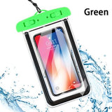 Luminous Watertight Universal Waterproof Phone Case Back Cover for iPhone 11/11 Pro/11 Pro Max/XS Max/XR/XS/X/8 Plus/8/7 Plus/7 - halloladies