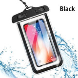 Luminous Watertight Universal Waterproof Phone Case Back Cover for iPhone 11/11 Pro/11 Pro Max/XS Max/XR/XS/X/8 Plus/8/7 Plus/7 - halloladies