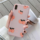 Summer Fruits Avocado Persimmon Soft TPU Phone Case Back Cover - iPhone XS Max/XR/XS/X/8 Plus/8/7 Plus/7/6s Plus/6s/6 Plus/6 - halloladies