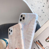 Colorful Texture Marble Piano Stripe Glossy Phone Case Back Cover - iPhone 11/11 Pro/11 Pro Max/XS Max/XR/XS/X/8 Plus/8/7 Plus/7 - halloladies