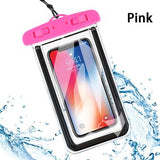 Luminous Watertight Universal Waterproof Phone Case Back Cover for iPhone 11/11 Pro/11 Pro Max/XS Max/XR/XS/X/8 Plus/8/7 Plus/7 - halloladies