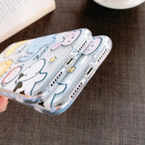 Cartoon Animals Print Transparent Soft Phone Case Back Cover - iPhone 11/11 Pro/11 Pro Max/XS Max/XR/XS/X/8 Plus/8/7 Plus/7 - halloladies